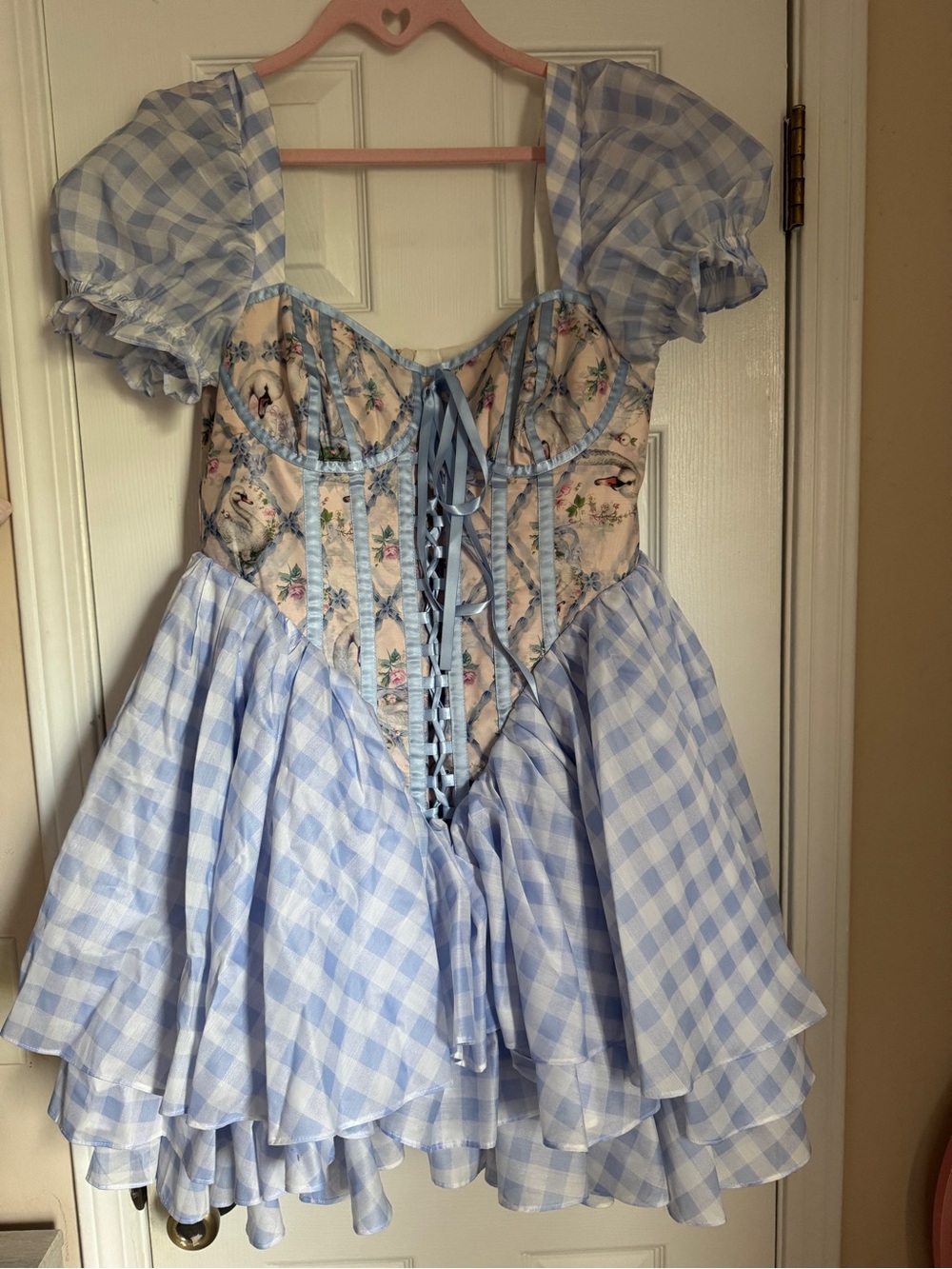 Selkie China Exclusive Swan Trellis Swan Song Dress